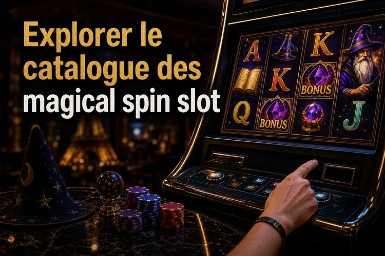 Explorer le catalogue des magical spin slot et le jeu en argent réel
