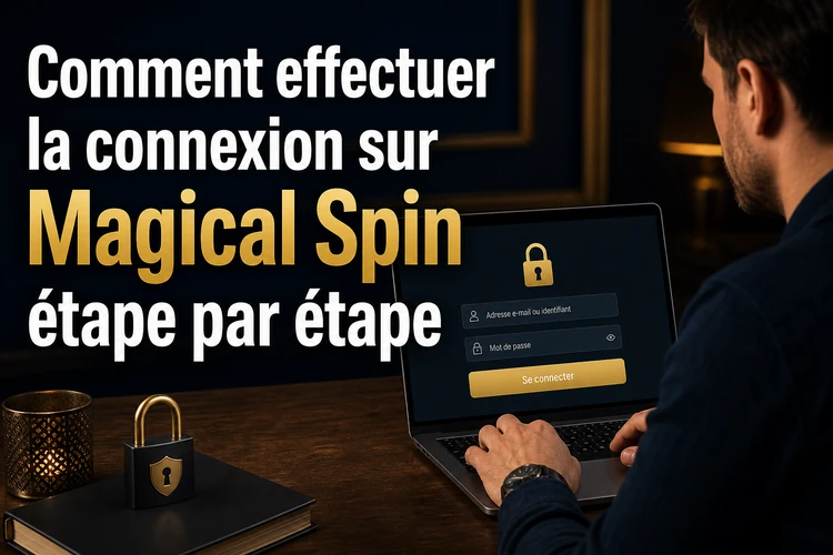 Comment effectuer la connexion sur Magical Spin étape par étape