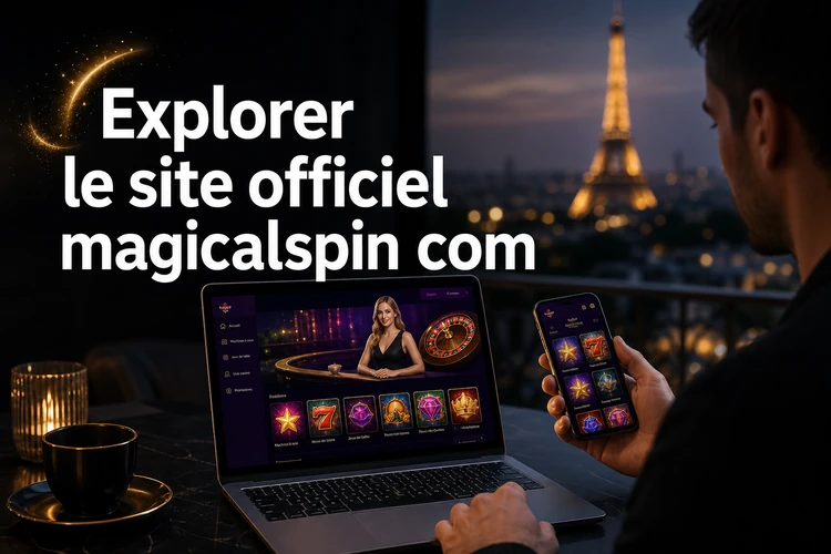 Explorer le site officiel magicalspin com
