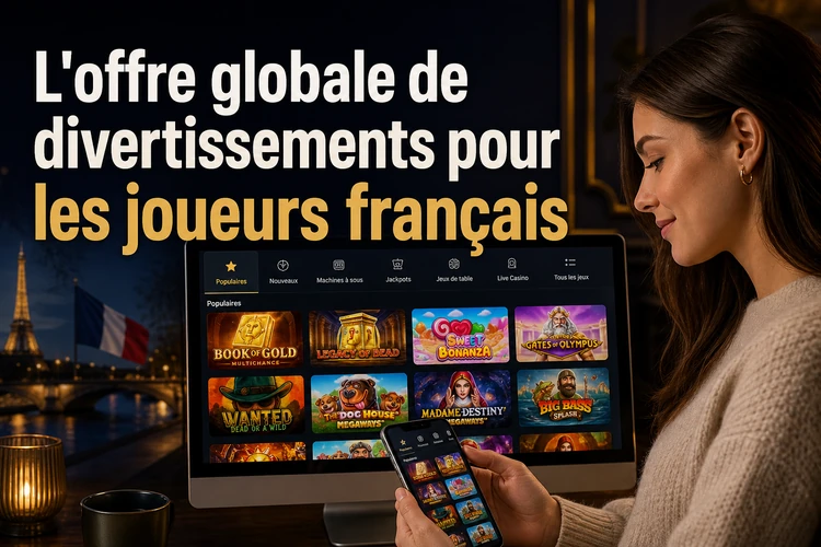 L'offre globale de divertissements pour les joueurs français